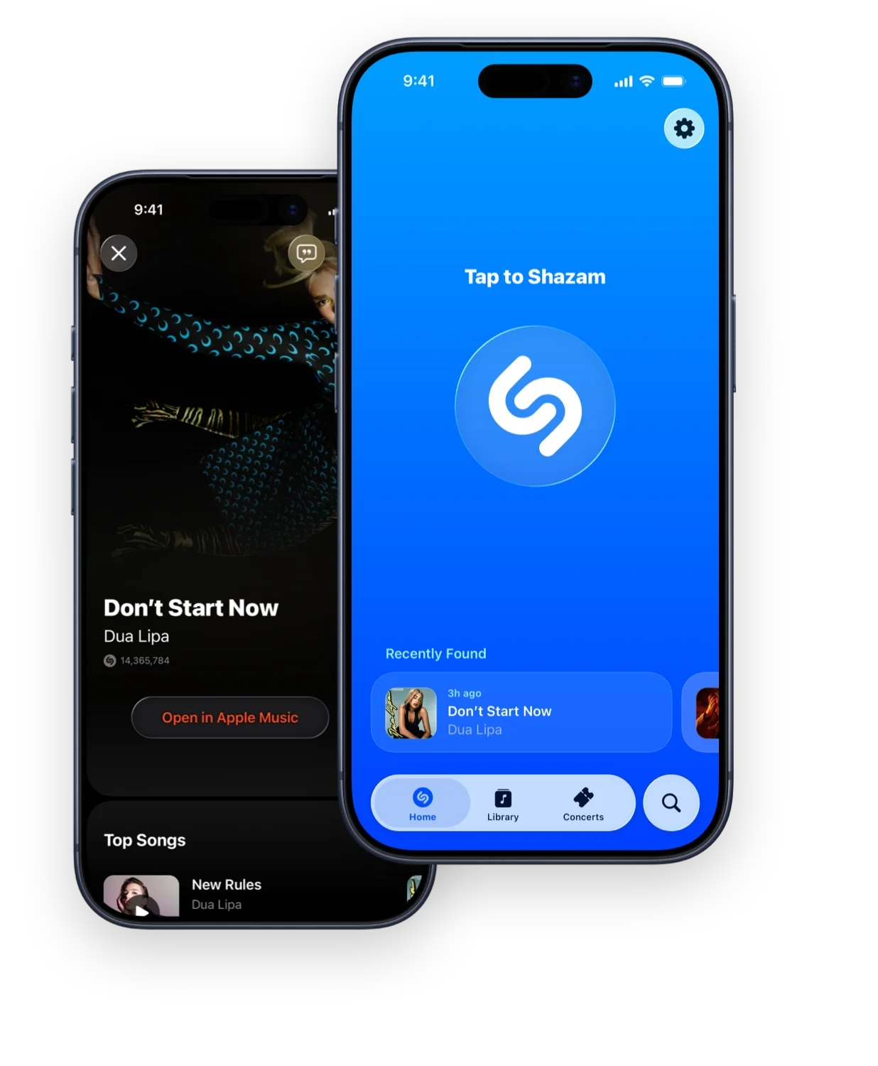 Banner Shazam op je mobiel Banner Shazam op je mobiel